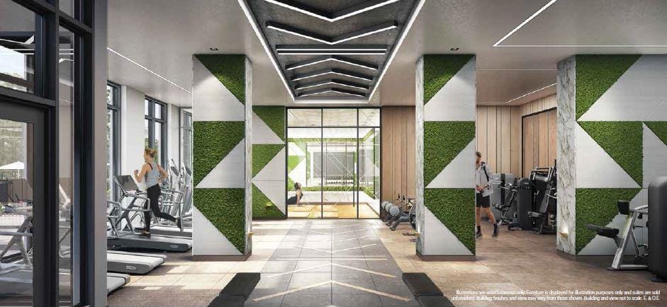 Keystone Condos Fitness Centre