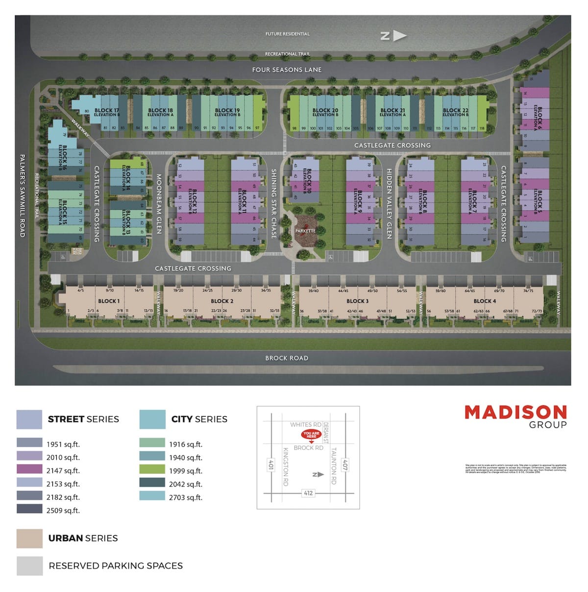 NuTowns Site Plan Rendering