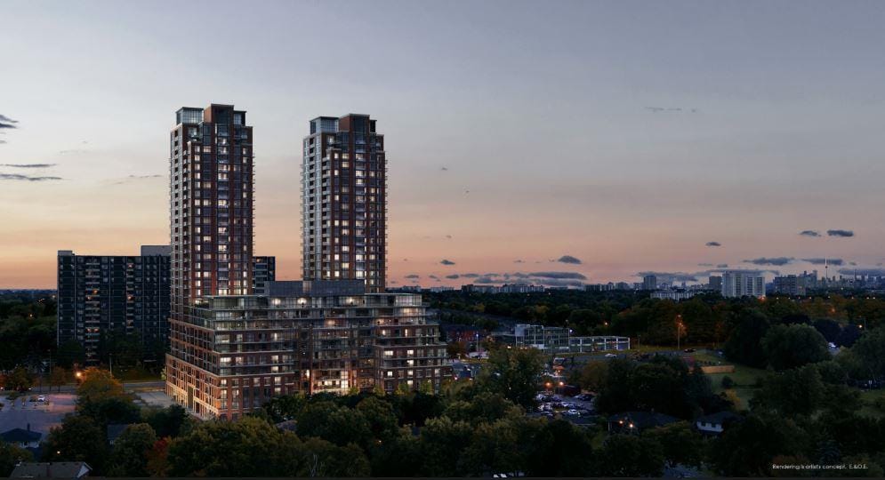 Pinnacle Toronto East Condos Exterior Rendering