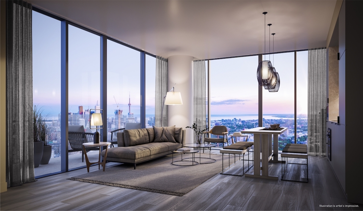Rendering of 55C Bloor Yorkville Residences Suite