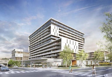 Exterior Rendering of The Yorkdale Condos