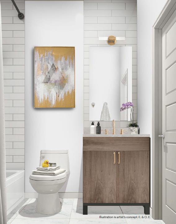 The Clarkson Urban Towns Suite Bathroom Interior