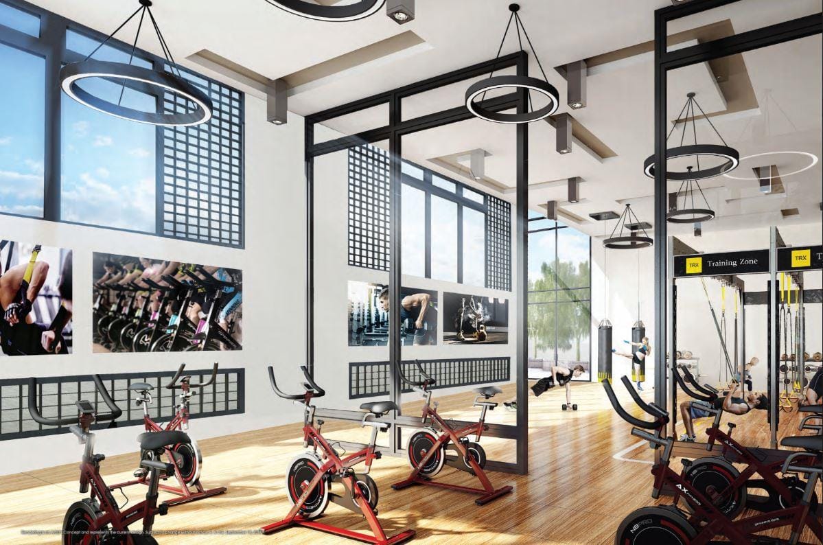 Young Condos at City Centre Fitness Centre