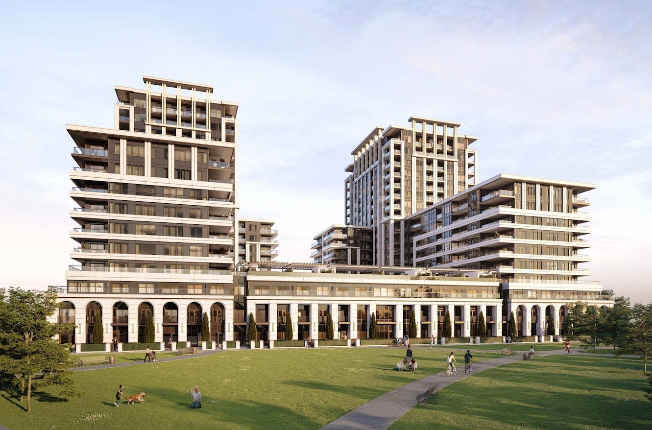 Exterior Rendering of Eight Cedarland Condos