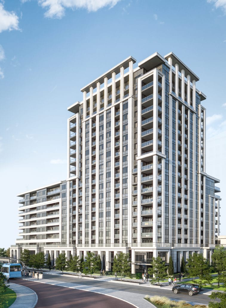 Exterior Rendering of Eight Cedarland Condos