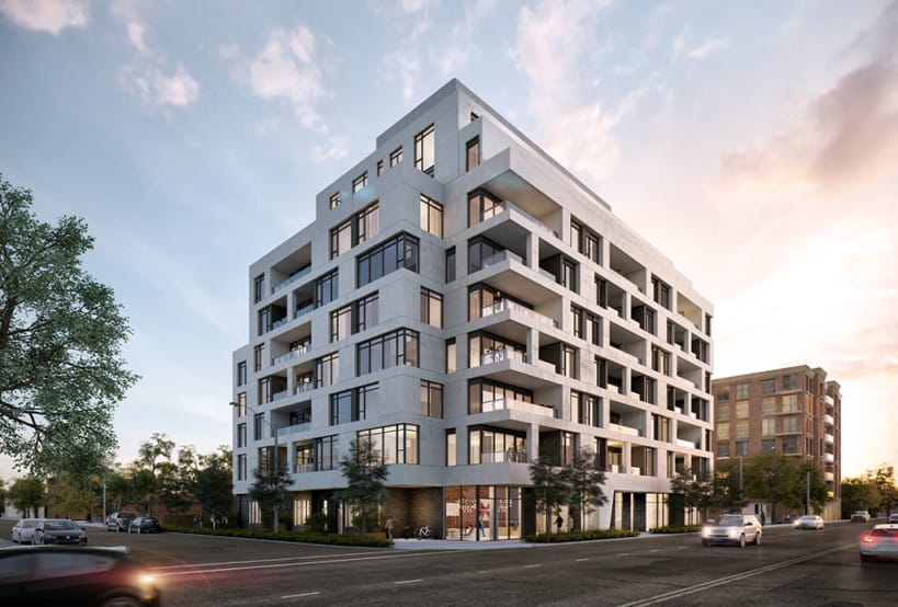 Exterior Rendering of Gorman Park Condos