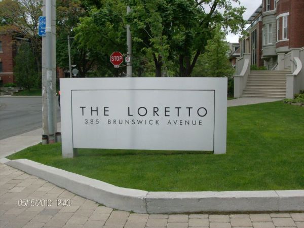 The Loretto Condos and Towns Exterior Sign