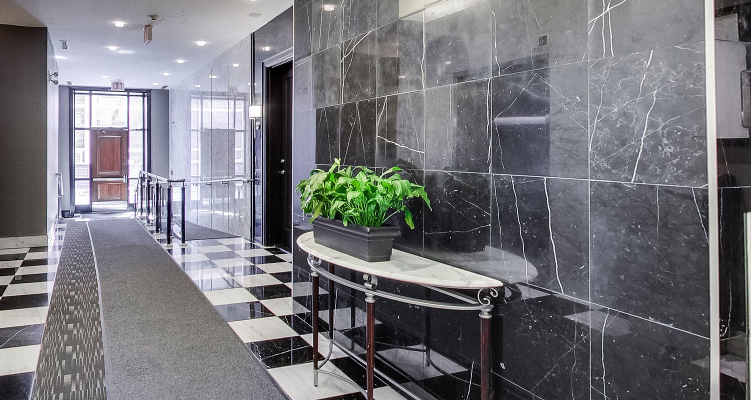 The Loretto Condos and Towns Lobby and Elevators