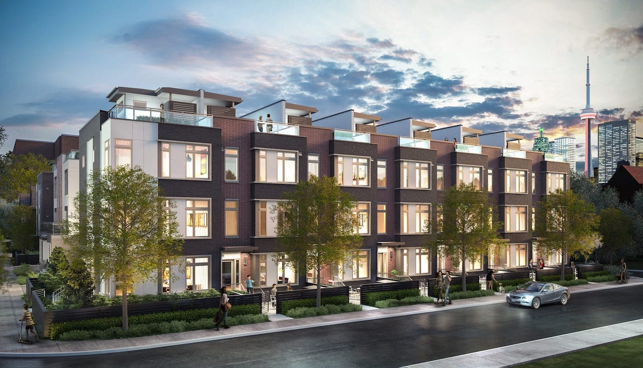 Exterior Rendering of The Sutton Collection Homes