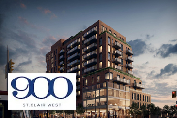 Exterior Rendering of St. Clair Village Condos