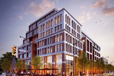 Exterior Rendering of Pacific Condos