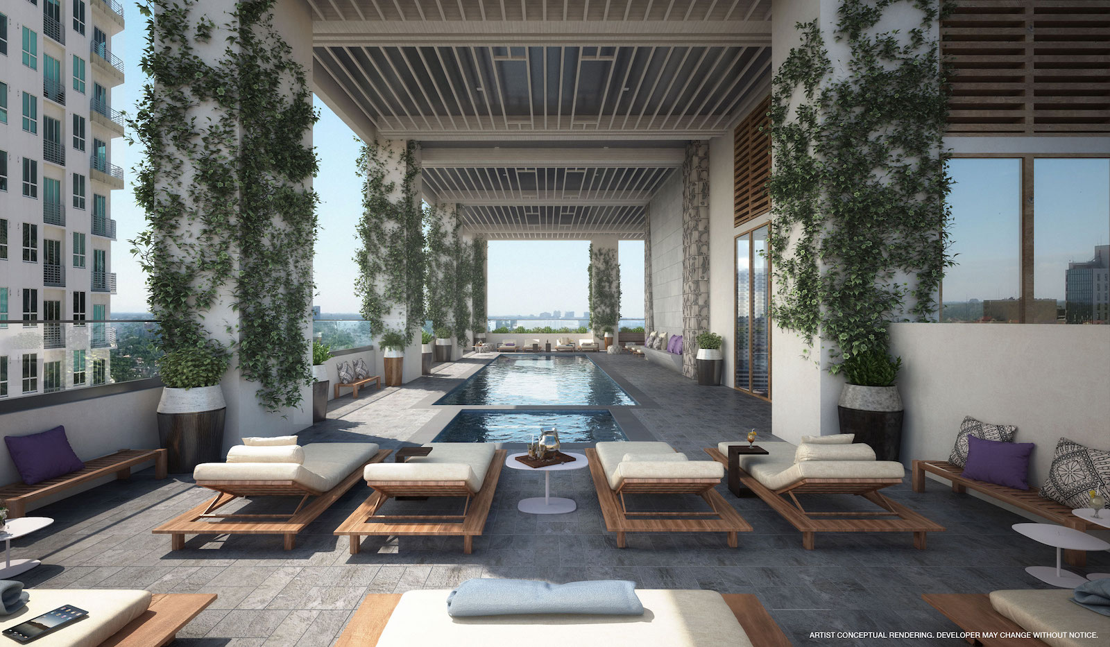 Rendering of YotelPad Miami Condos