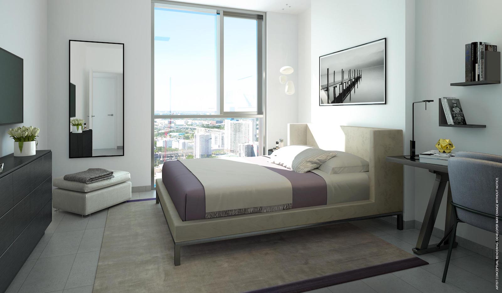 Rendering of YotelPad Miami Condos