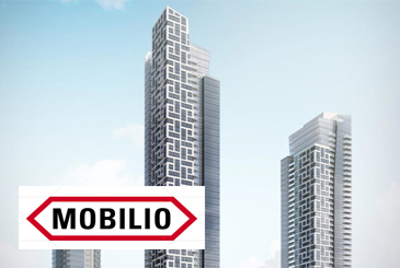 Exterior Rendering of Mobilio Condos