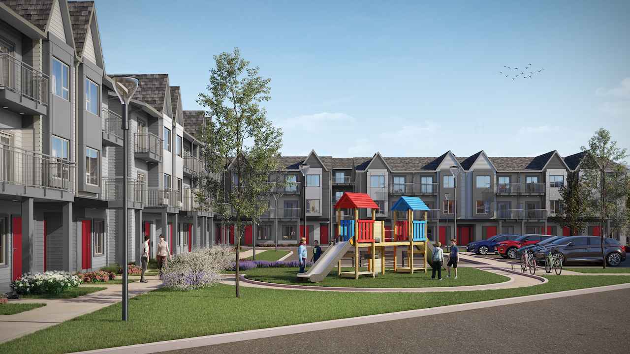 Rendering of Maxx Urban Towns parkette