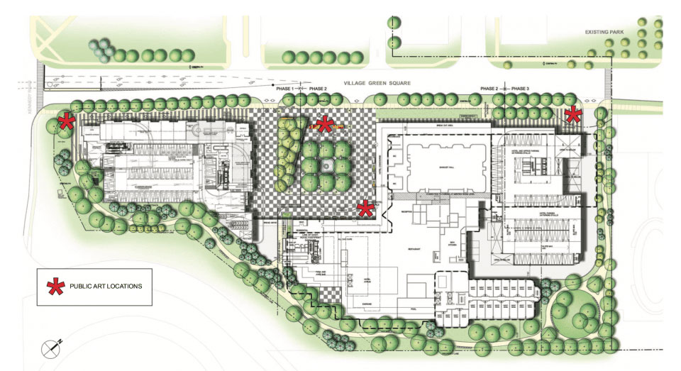 Site Plan Rendering of KSquare Condos
