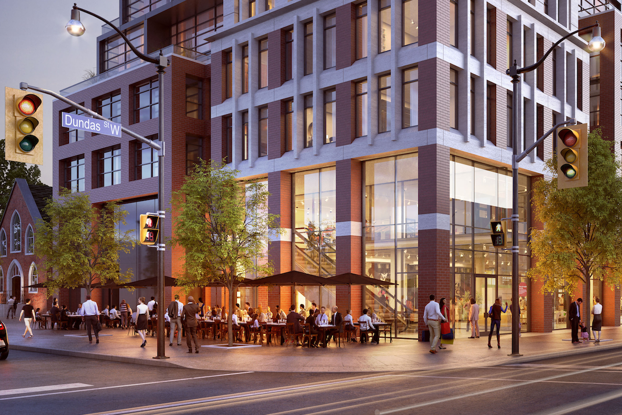 Exterior Rendering of Pacific Condos