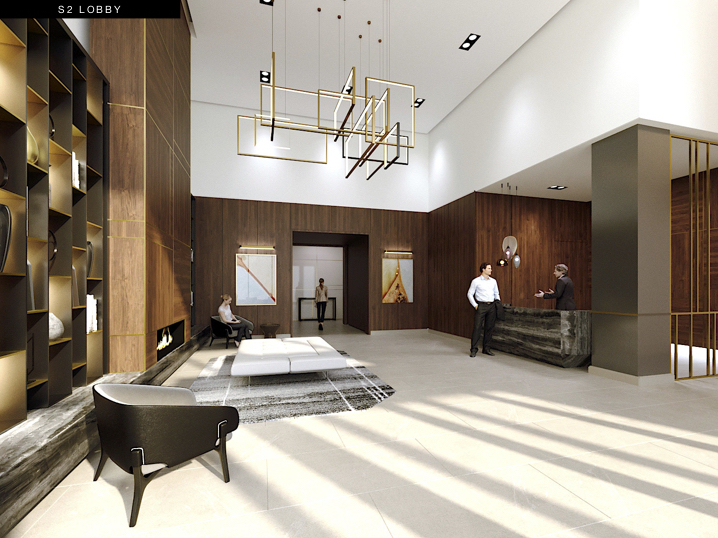 S2 at Stonebrook Lobby Rendering