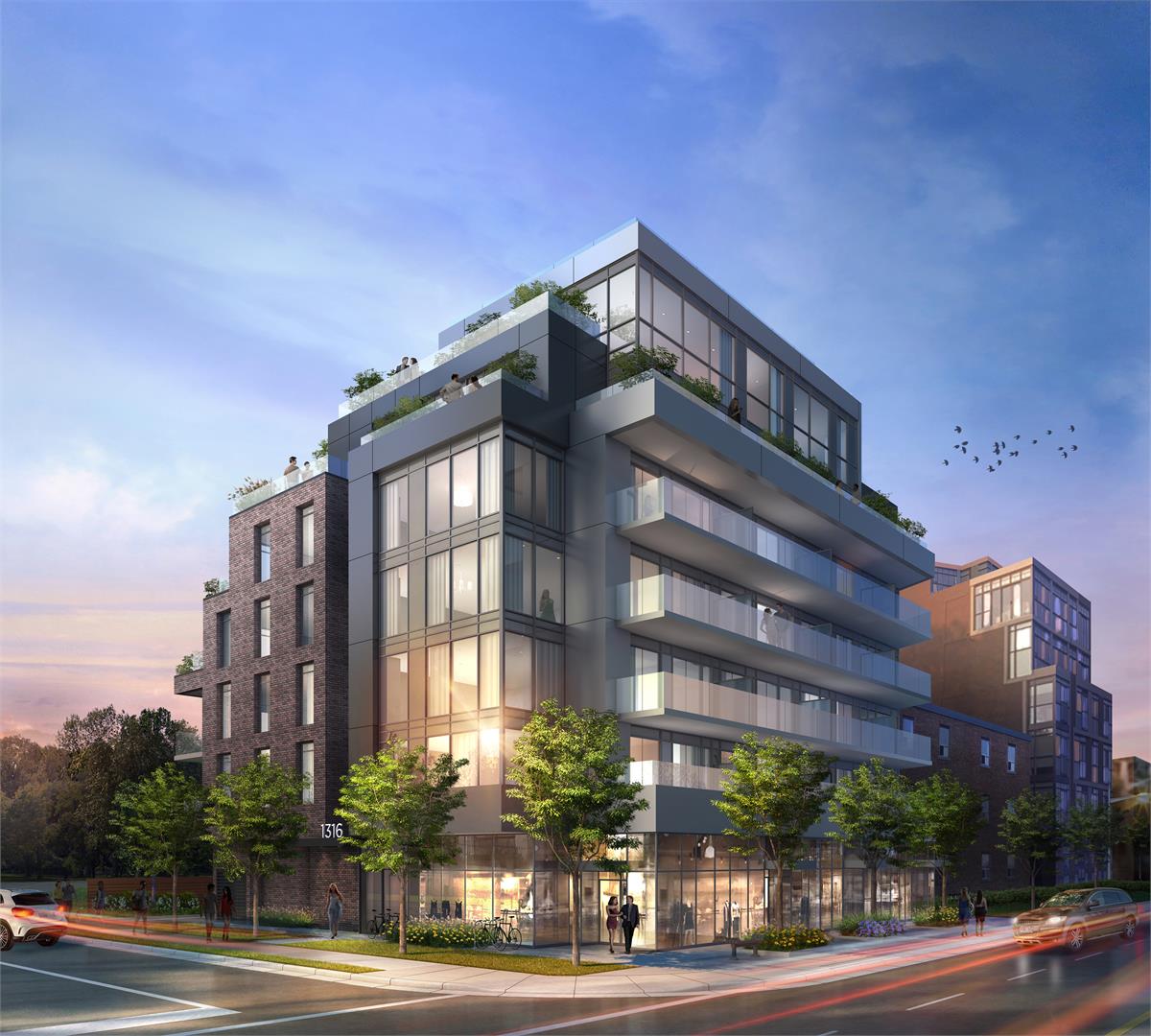 Exterior Rendering of Terrasse Condos at the Hunt Club