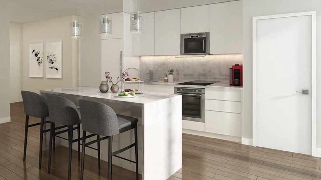 Suite Kitchen Rendering of Terrasse Condos at the Hunt Club