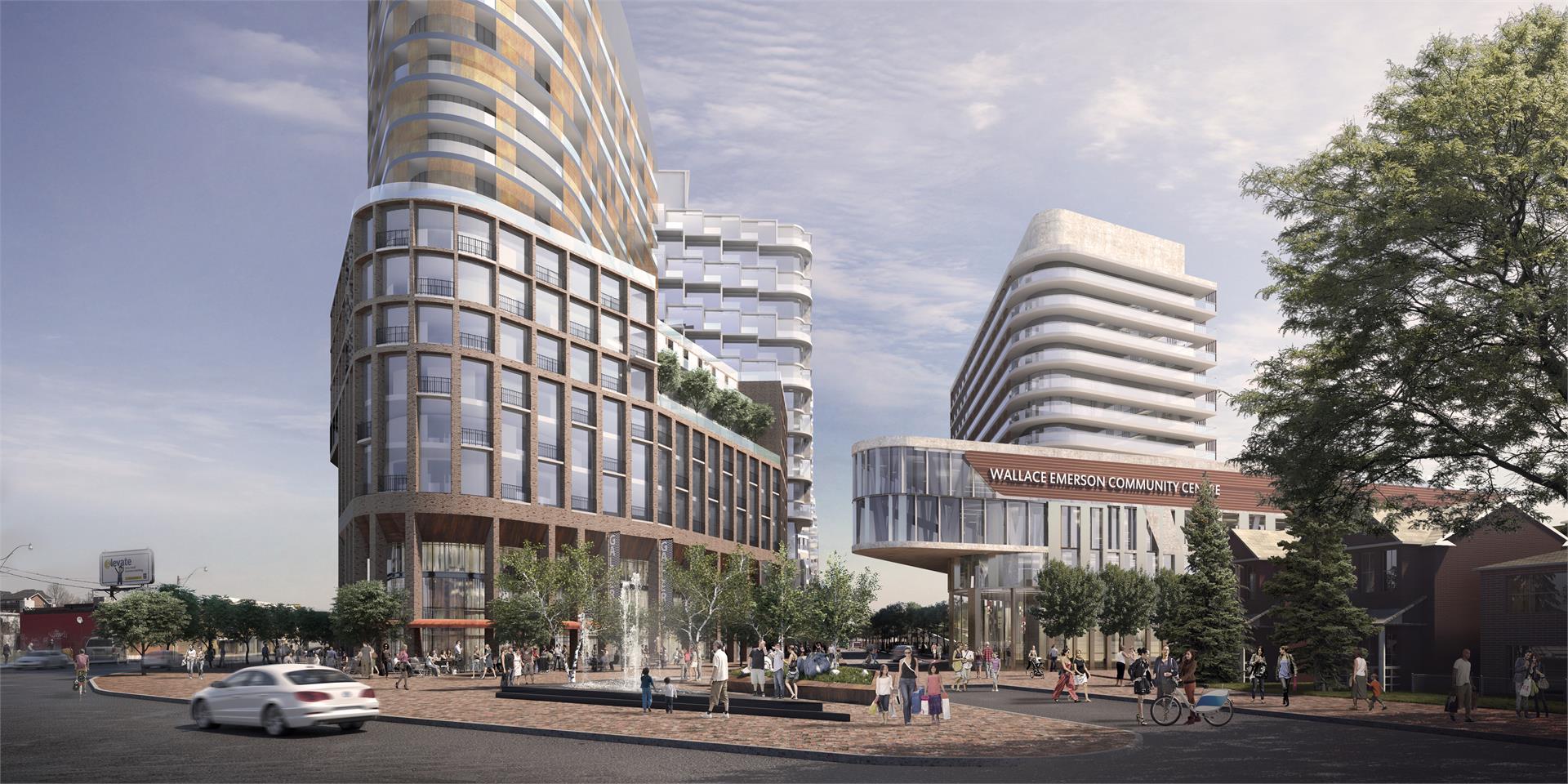 Exterior Rendering of the Galleria Mall Condos