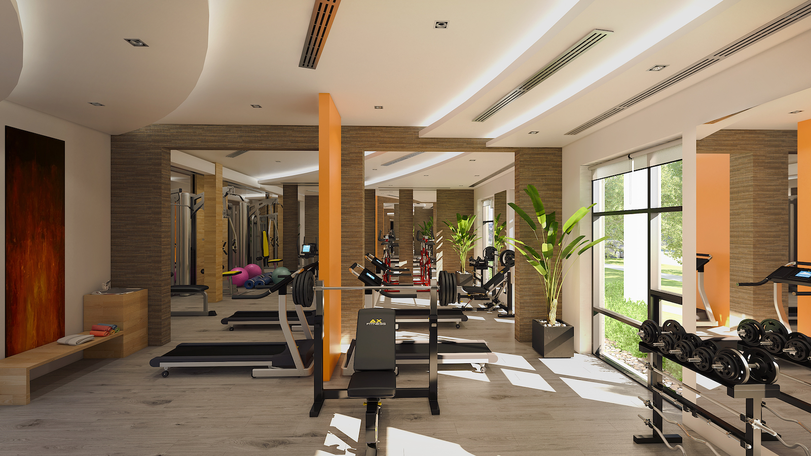 Gym Rendering of Trend Living Condos