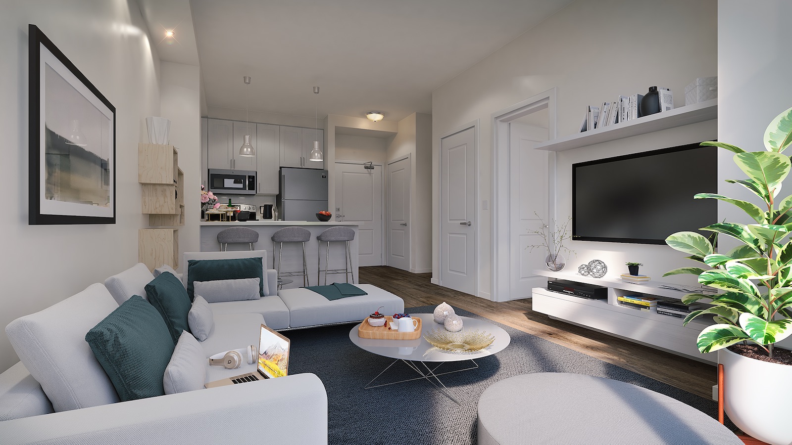 Suite Rendering of Trend Living Condos