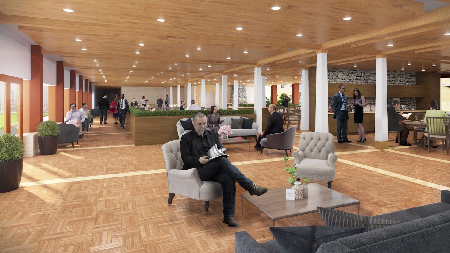 Rendering of The Landing at Little Lake Dining Room