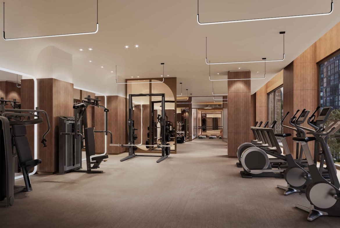 Rendering of 101 Spadina fitness centre