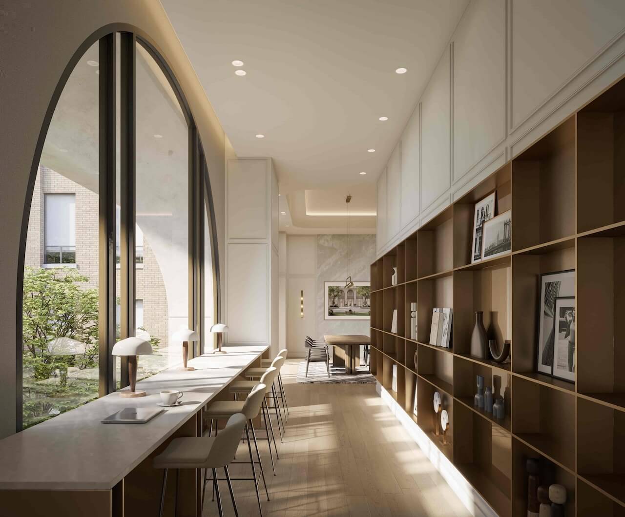 Rendering of 101 Spadina co-working space