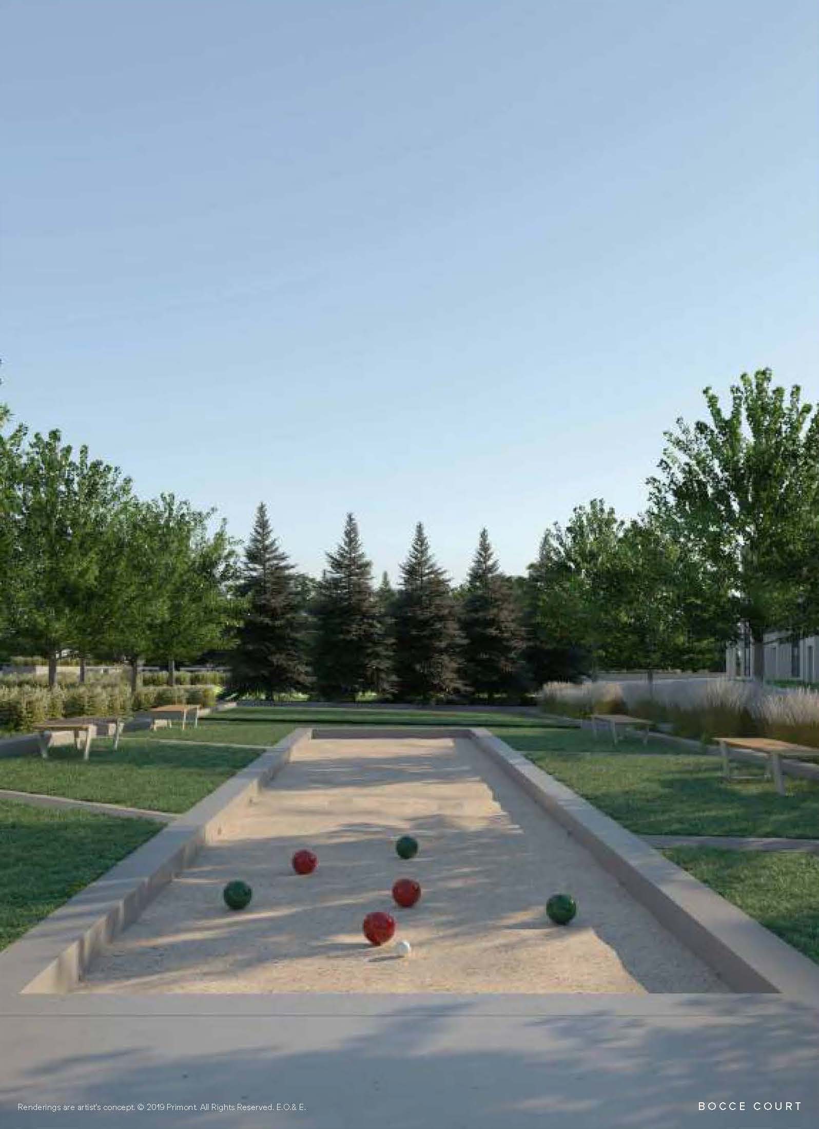 SXSW 2 outdoor bocce court.