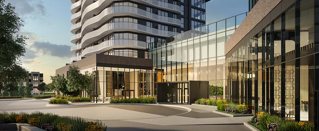 SXSW Condos and Towns Building Entrance