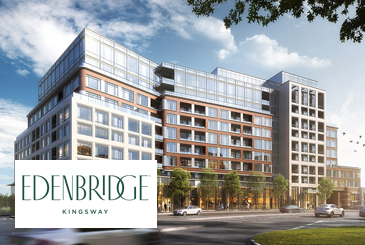 Exterior Rendering of Edenbridge Kingsway Condos