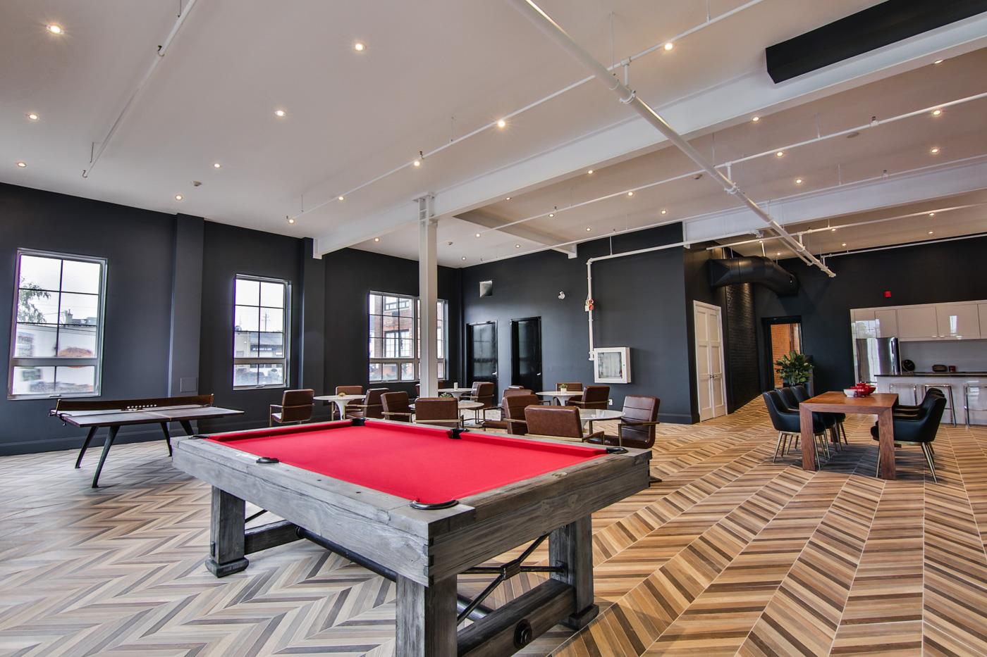 Dundurn Lofts Pool Table