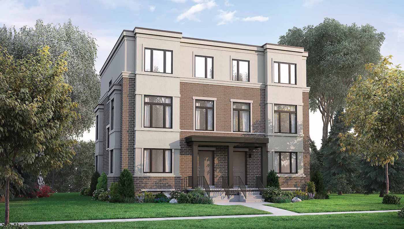 Exterior Rendering of Chroma Towns