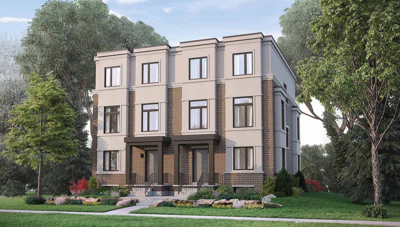 Exterior Rendering of Chroma Towns