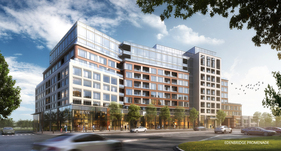 Edenbridge Pomenade Rendering of Edenbridge Kingsway Condos