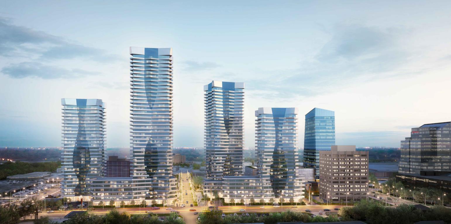 Exterior Rendering of Lansing Square Condos