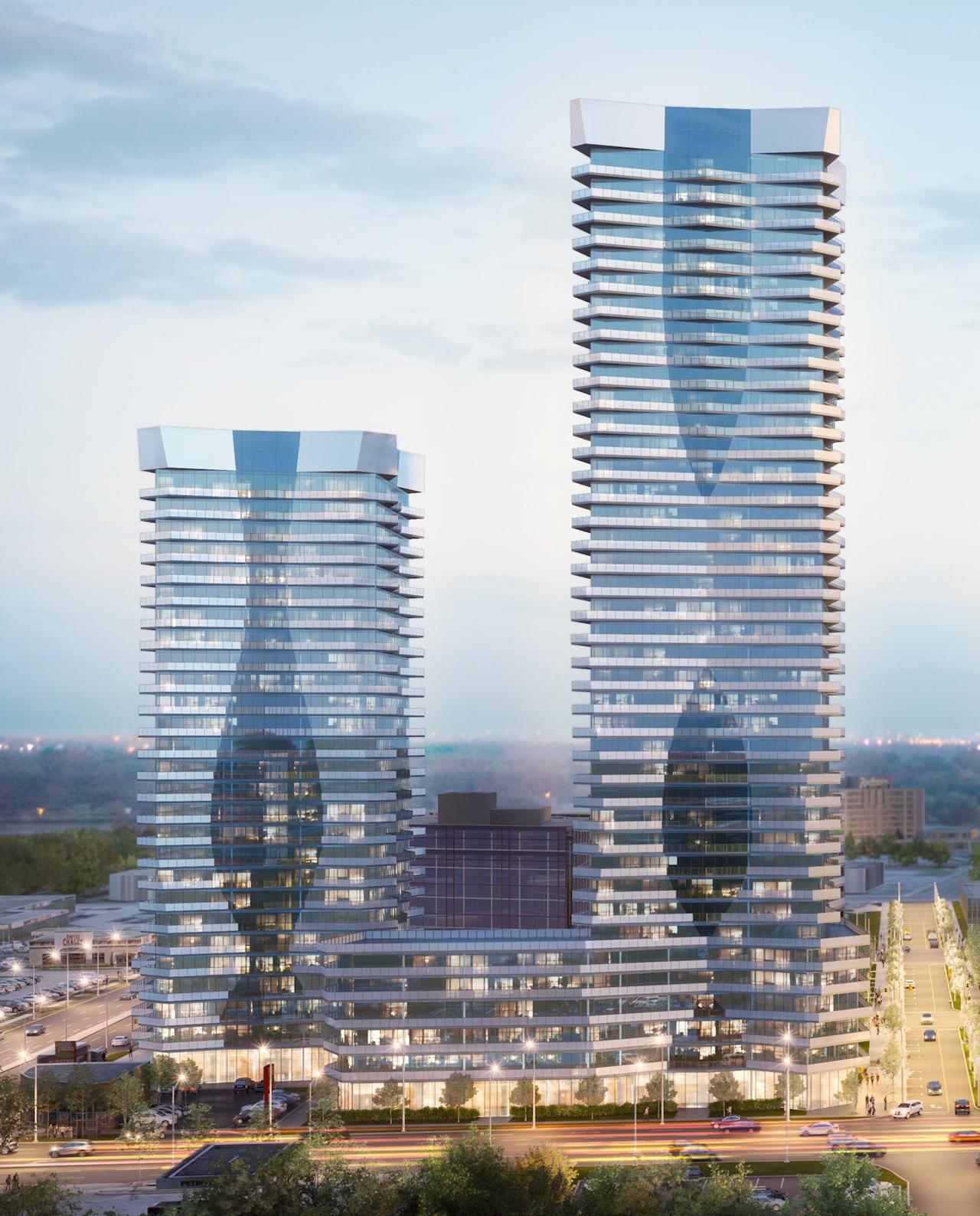 Exterior Rendering of Lansing Square Condos