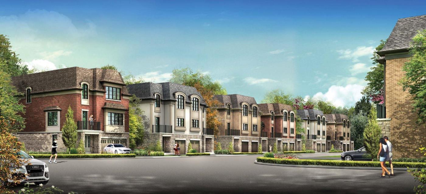 Exterior Rendering of Meadowvale Lane Homes