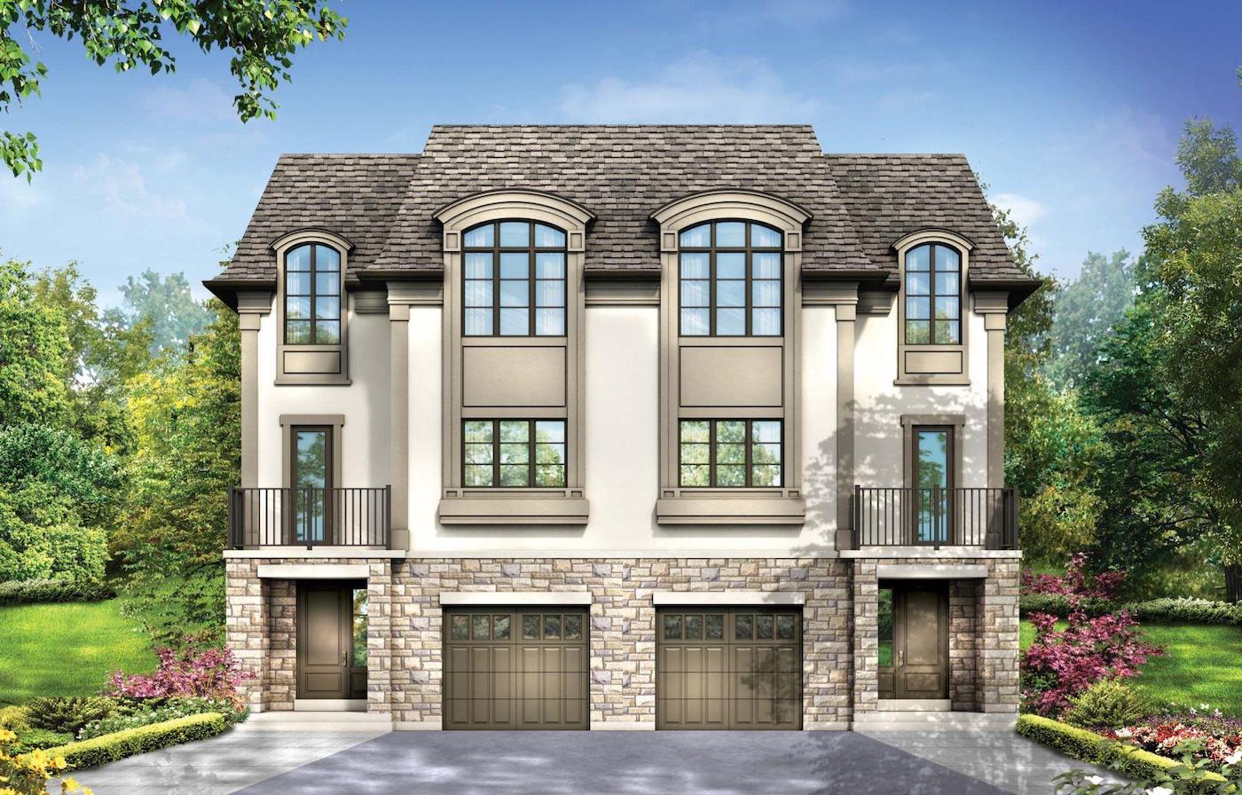 Exterior Rendering of Meadowvale Lane Semi-Detached Home