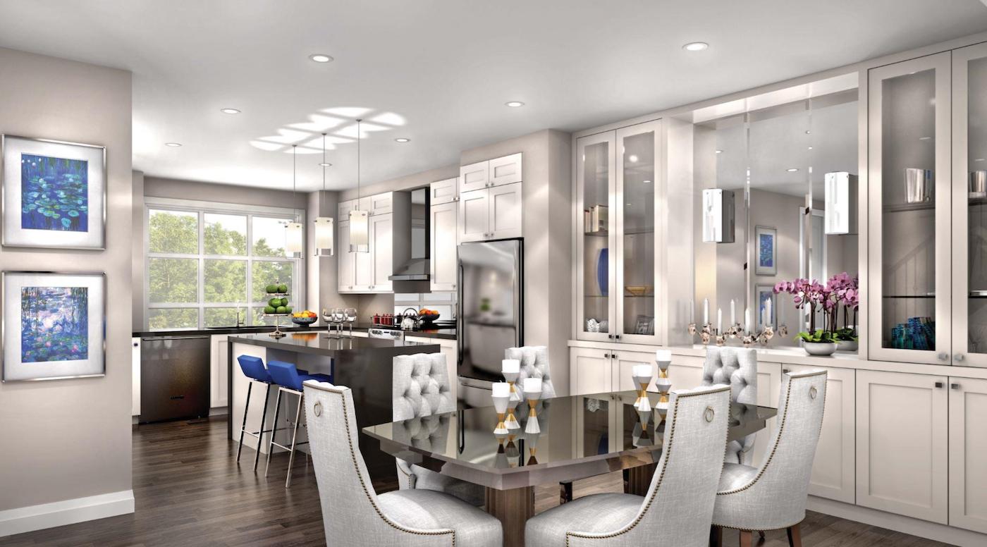 Interior Rendering of Meadowvale Lane Home Dining Room