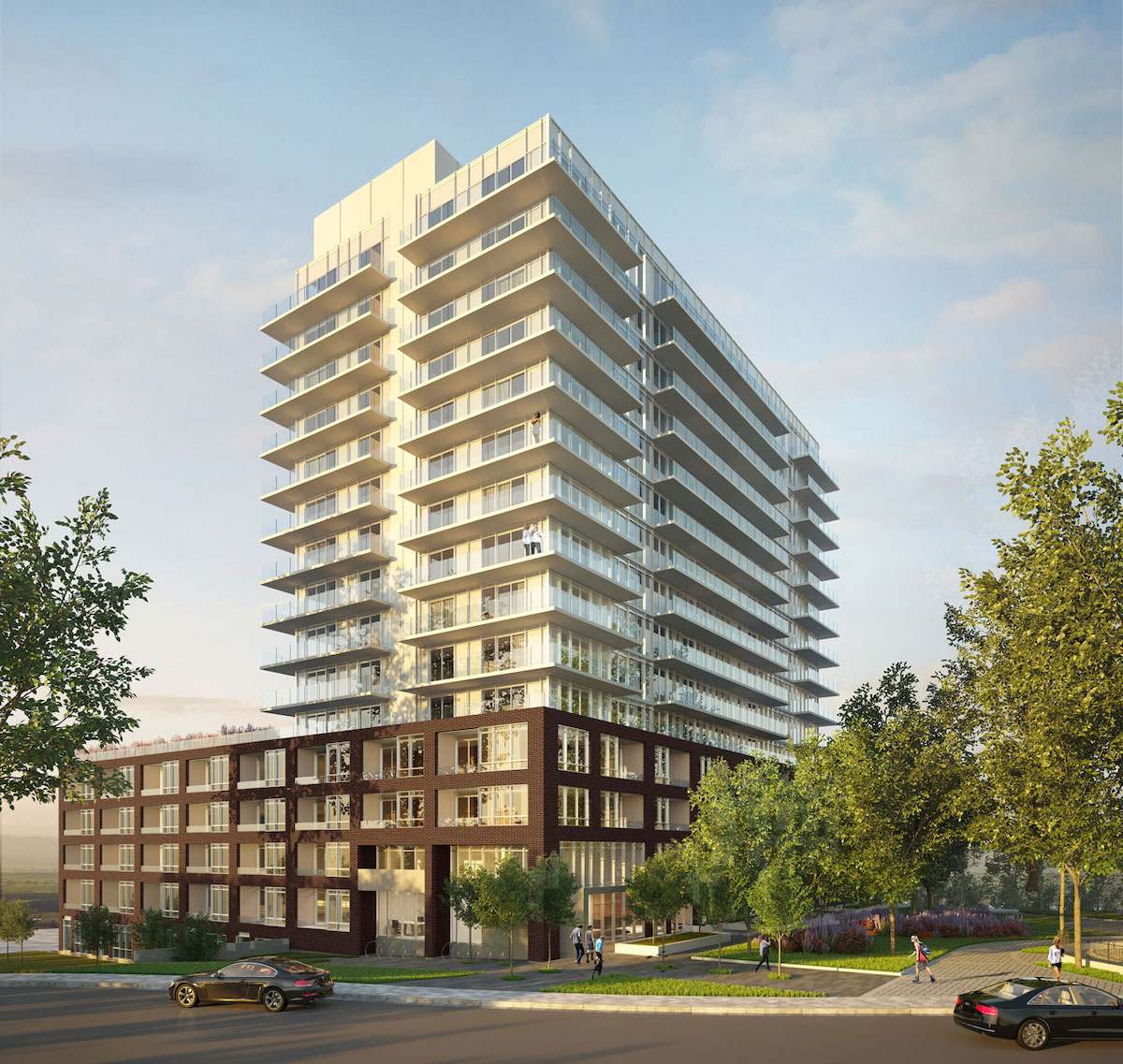 Exterior Rendering of The Davis Residences