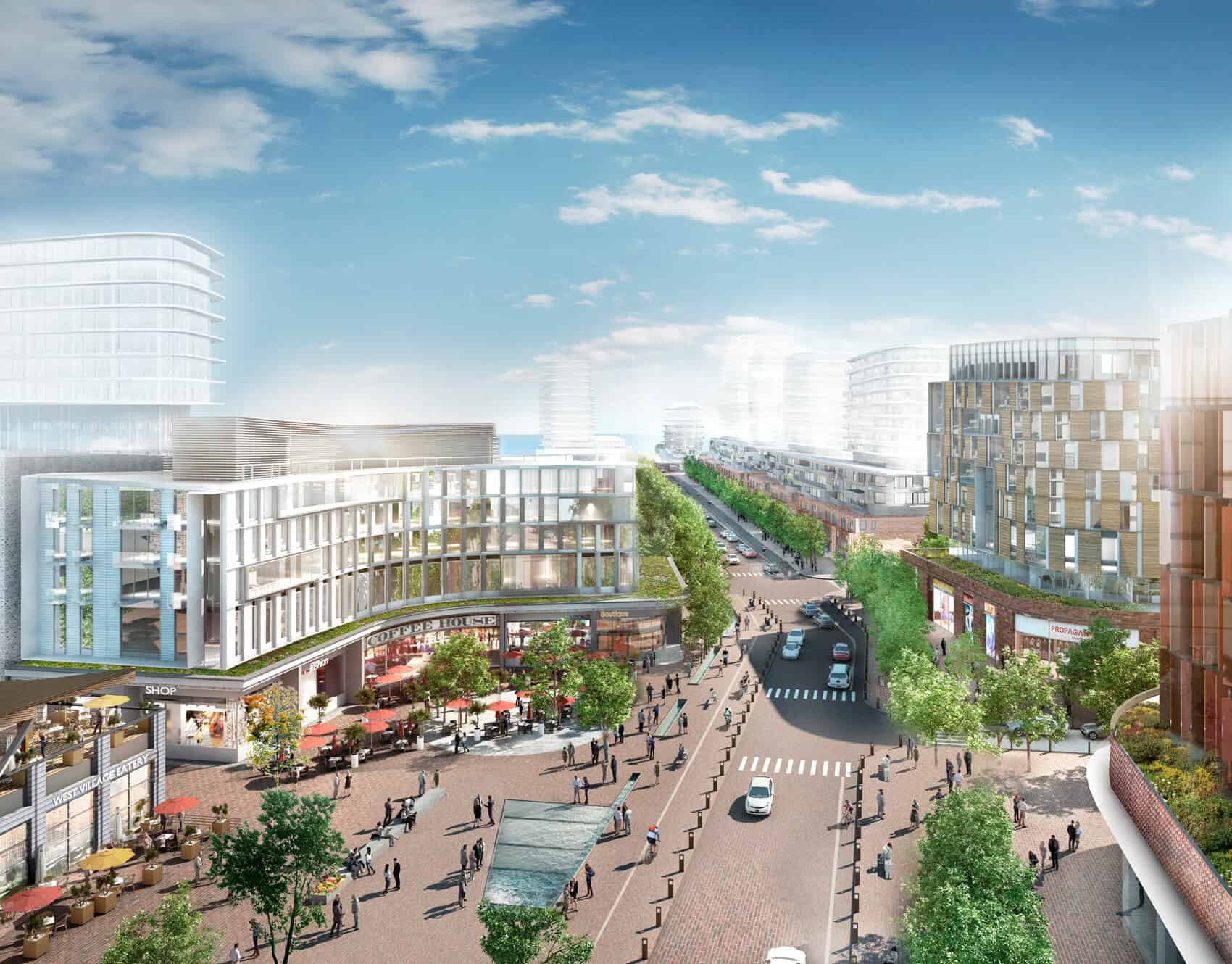 Rendering of West Village Port Credit Residences Center