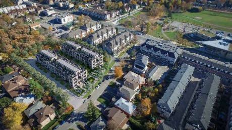 Eleven Altamont Towns Aerial View