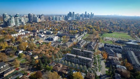 Eleven Altamont Towns Aerial View
