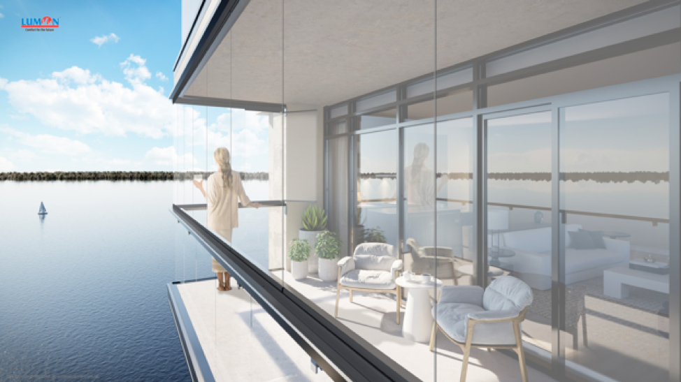 Rendering of Lākhouse Condos Suite Balcony