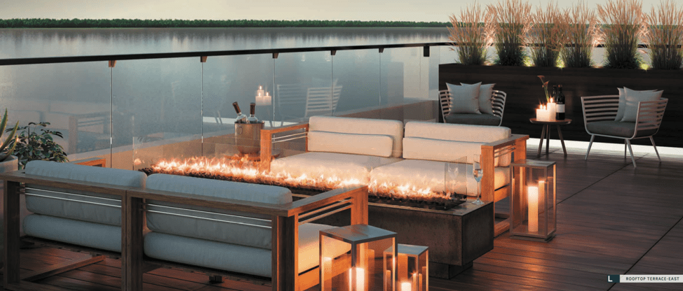 Rendering of Lākhouse Condos Rooftop Terrrace East
