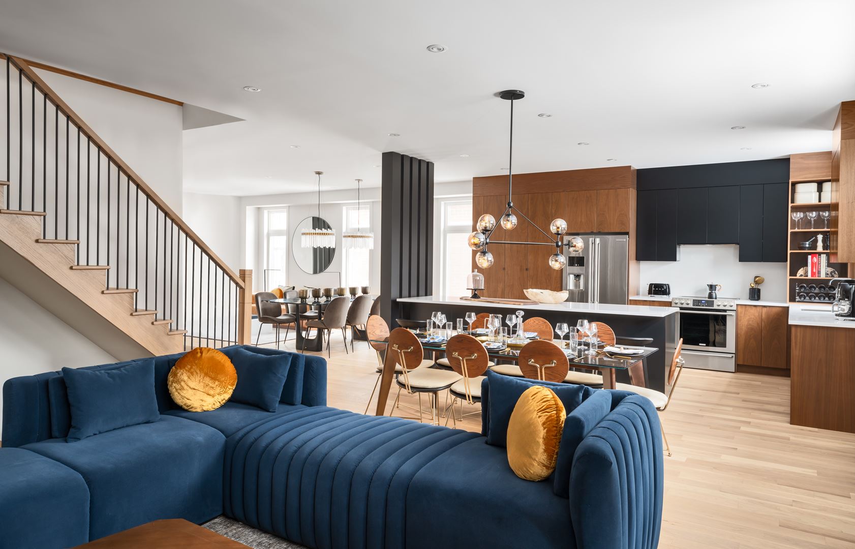 Rendering of Frenchman's Bay suite interior The Wharf.