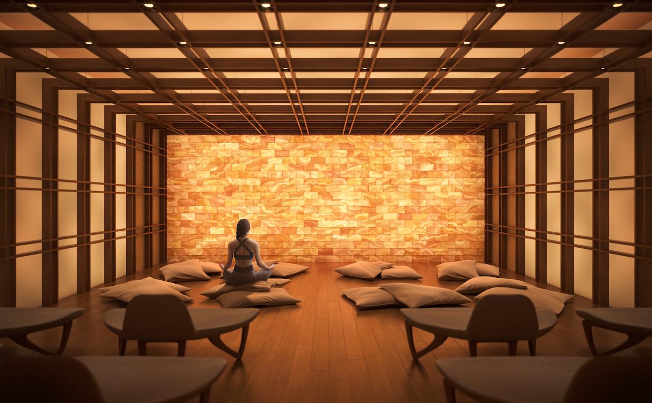 The Saint Condos salt room